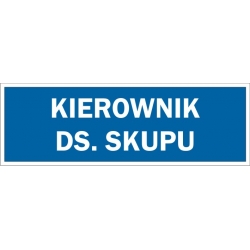 Kierownik ds. skupu